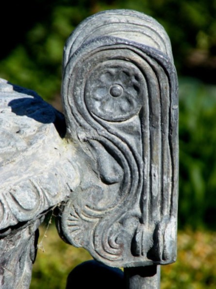 Detail of an urn