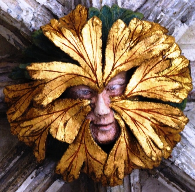 The Green Man of Norwich Cloisters
